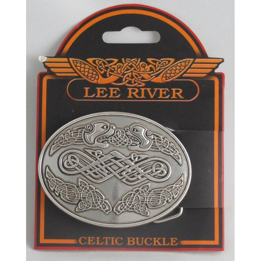 Talking Heads Celtic Belt Buckle