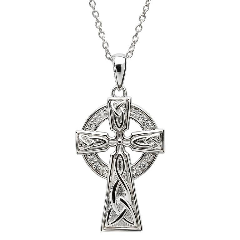 Trinity Knot Celtic Cross Pendant