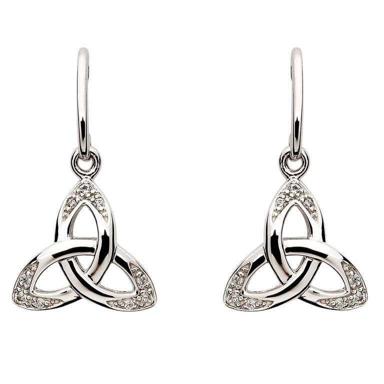 Puffed Trinity Knot Earrings
