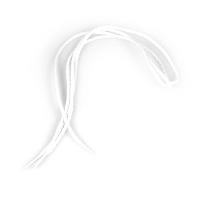White Irish Jig Shoe Laces