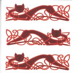 Celtic Cats Notecards and Envelopes