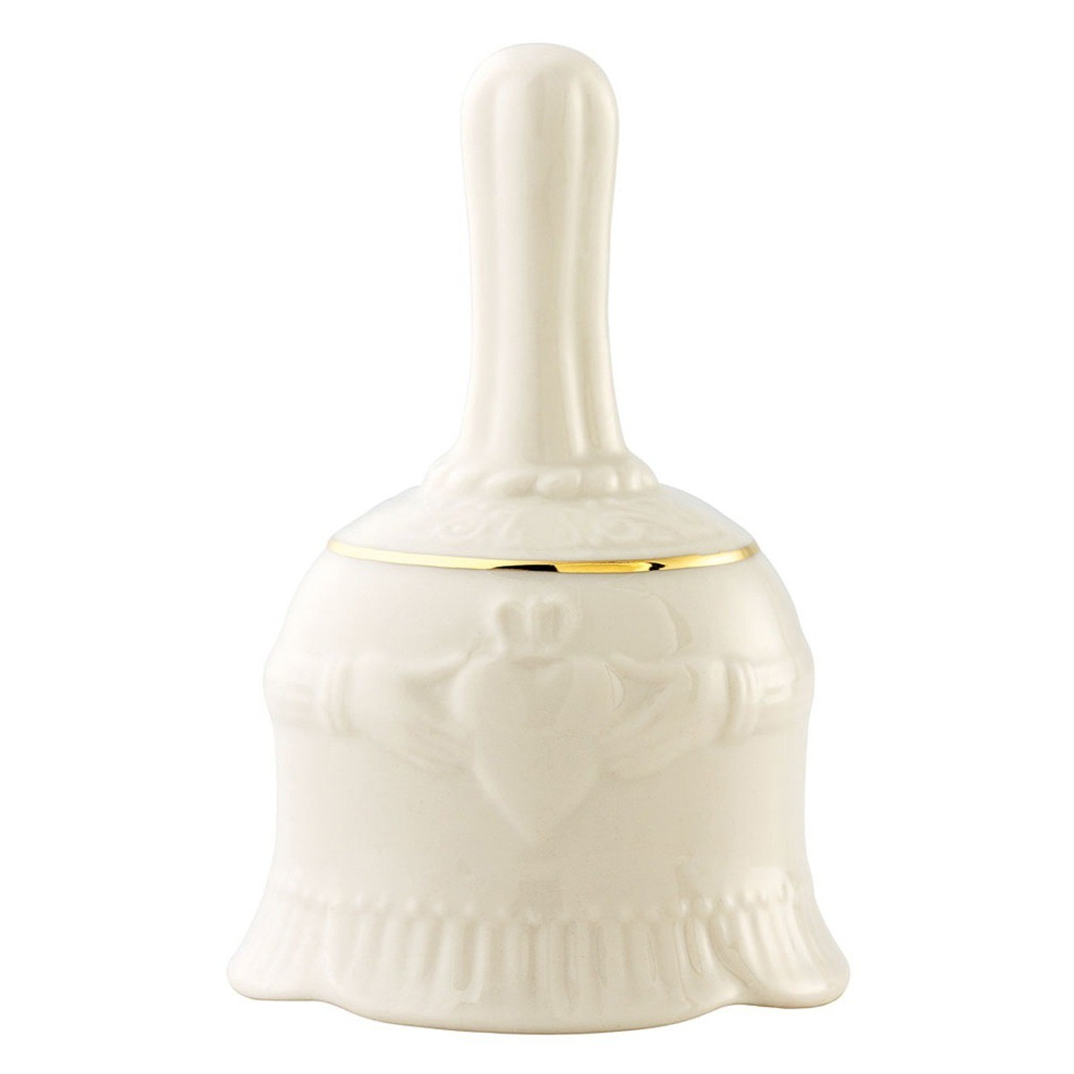 Belleek China Claddagh Makeup Bell