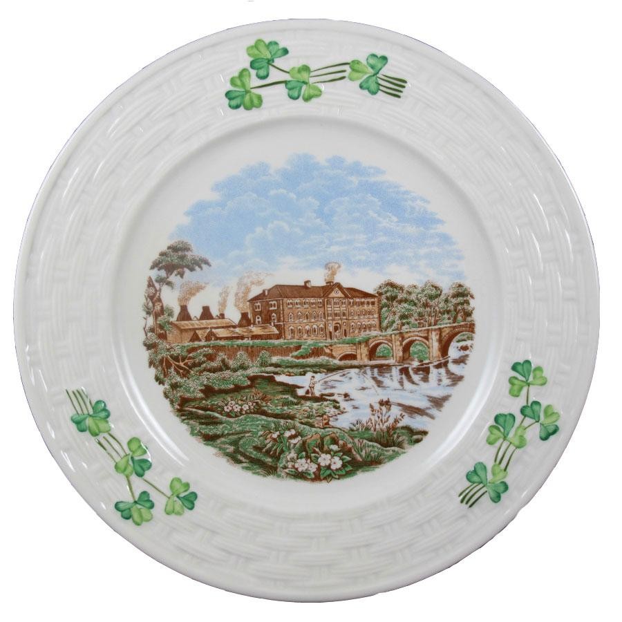 Shamrock Pottery Scene Plate