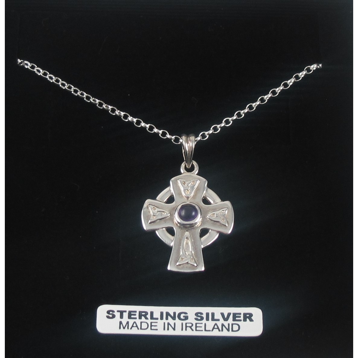 Celtic Cross with Amethyst