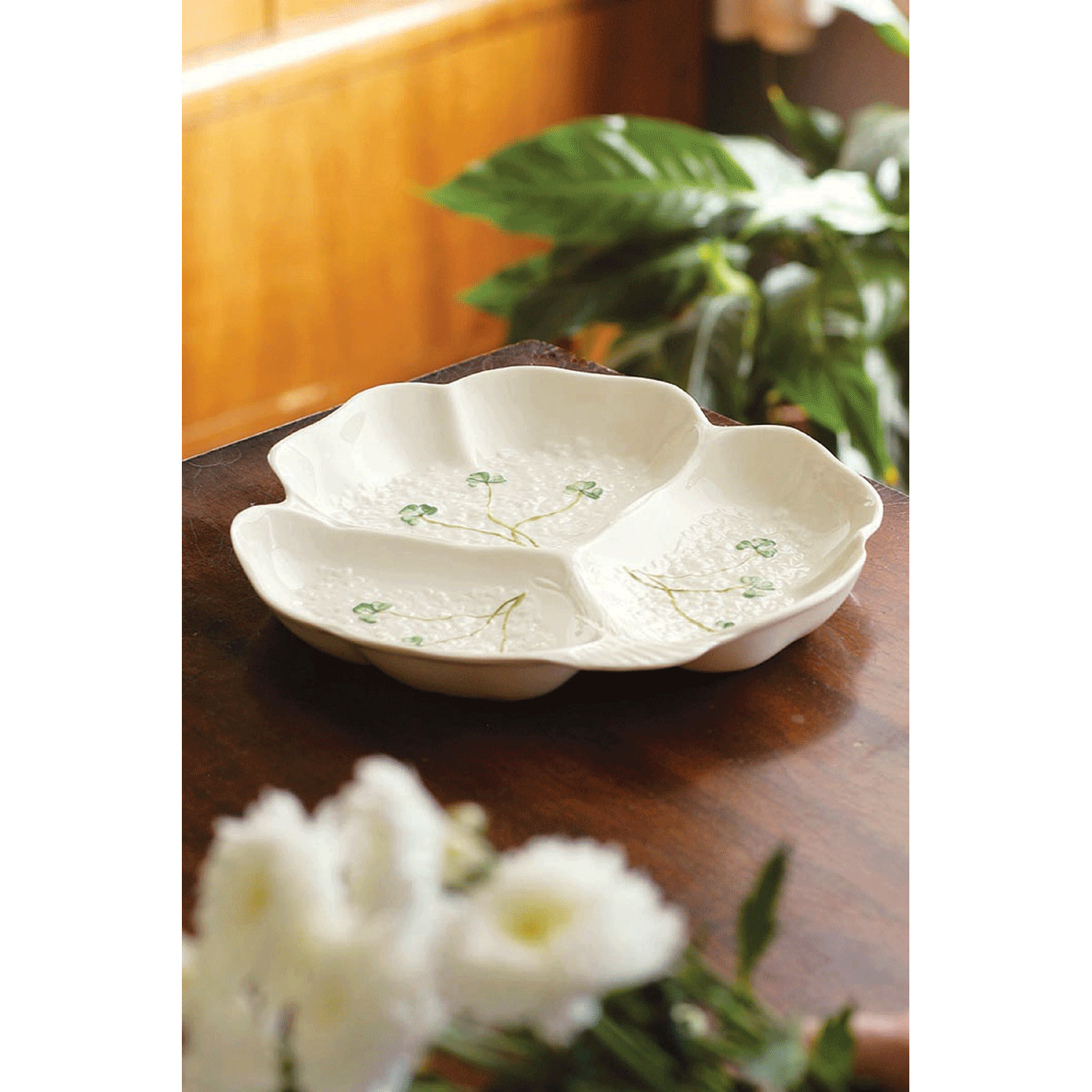 Belleek Fortunes Party Dish
