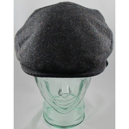 Black Speckled Ear Flap Cap