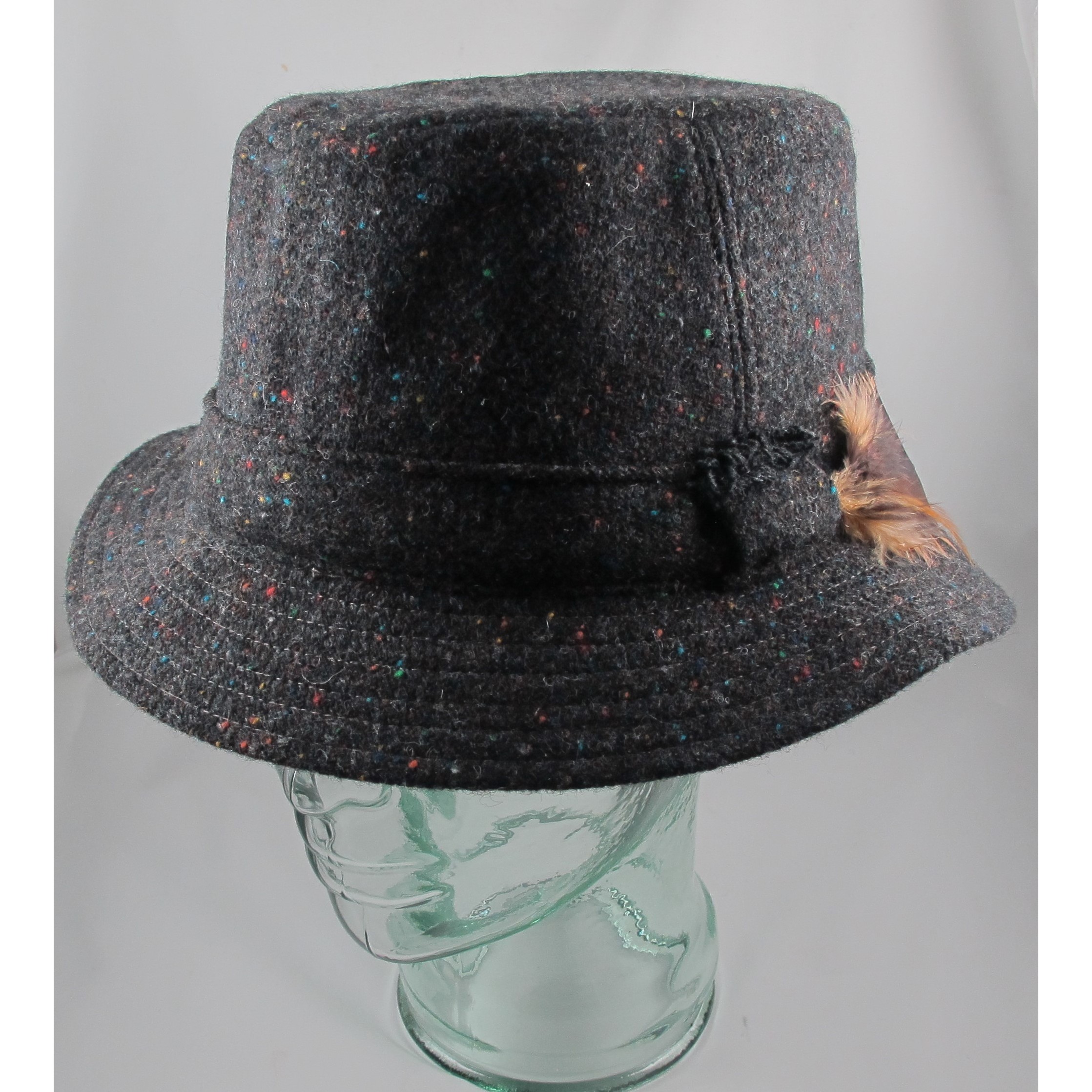 Black Speckled Walking Hat