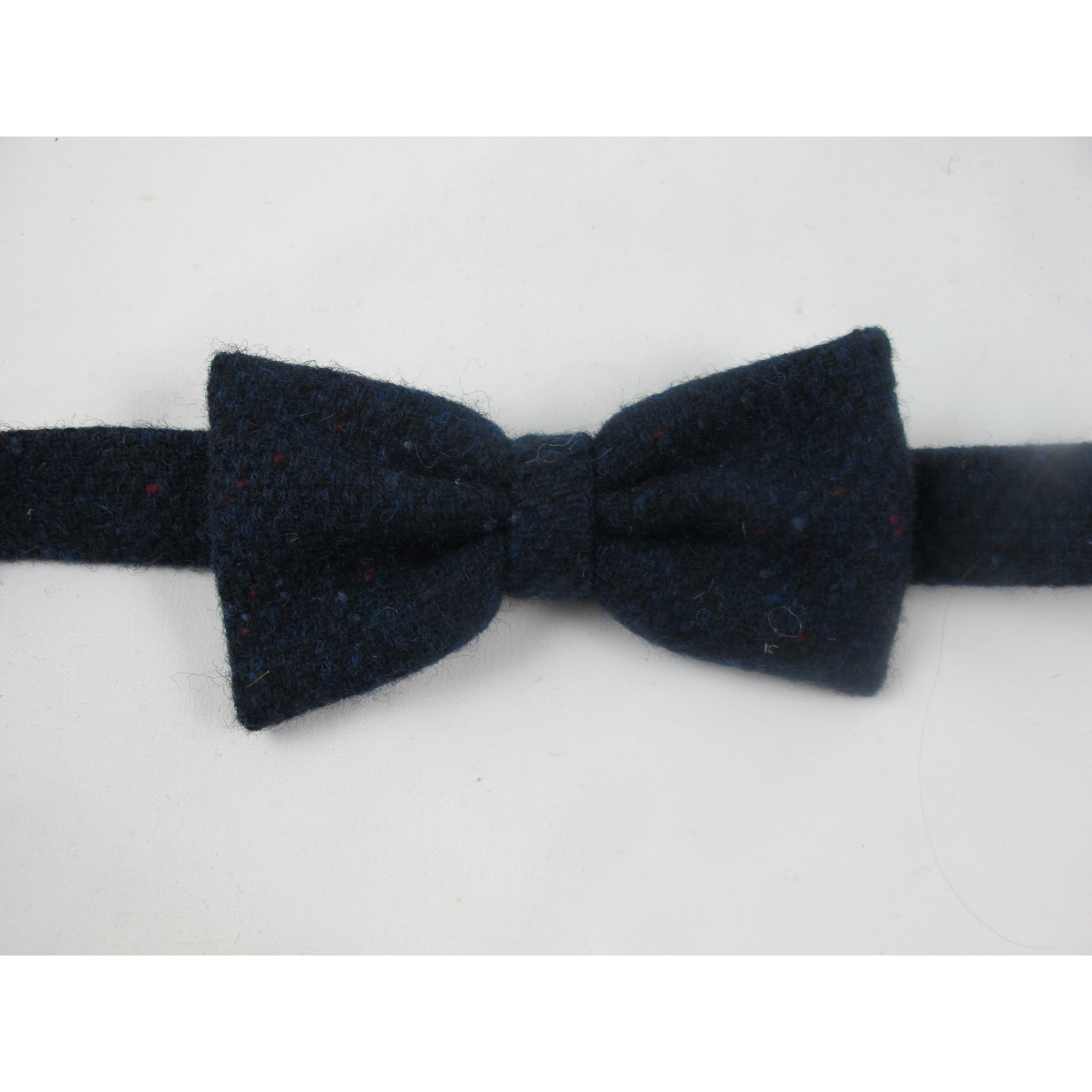 Indigo Blue Tweed Bow Tie