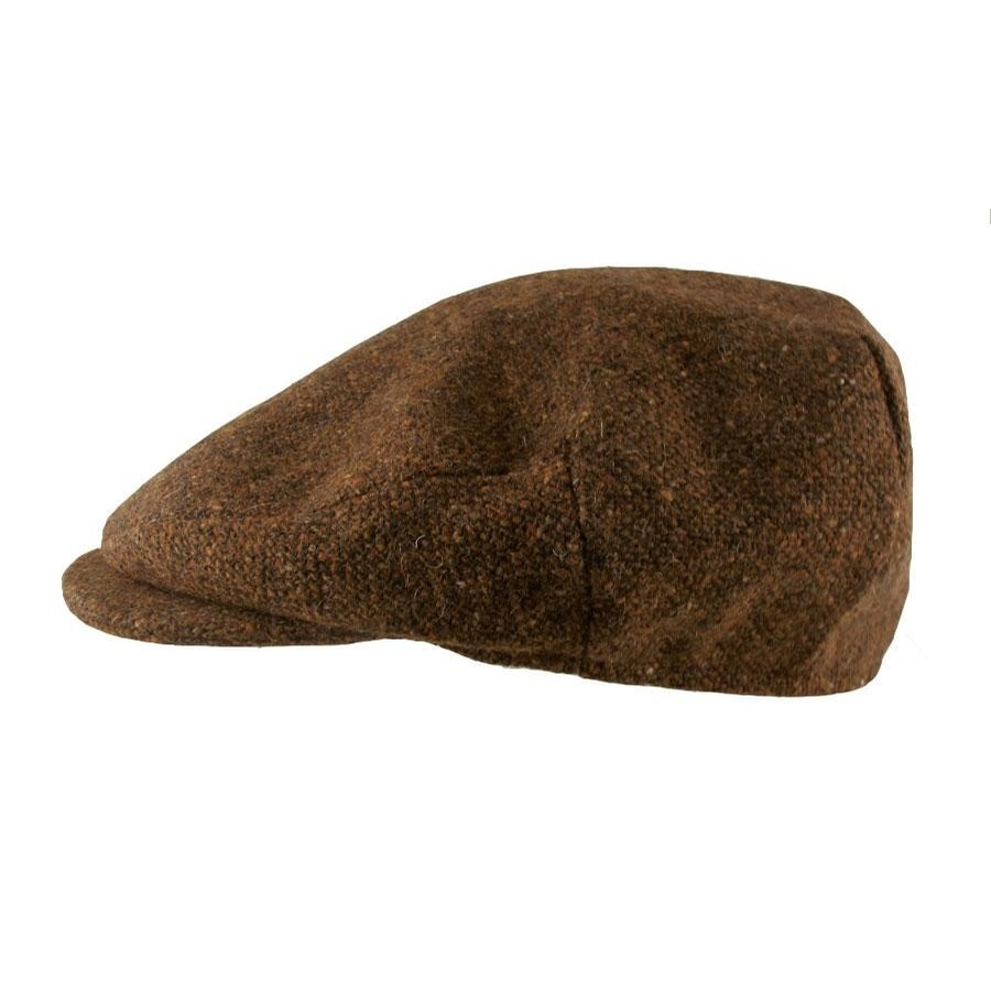 Hanna Hats Irish Vintage Cap Dark Brown Tweed Clothing Caps Hats at Irish on Grand