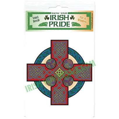 Celtic Cross vinyl sticker  Celtic Vinyl Decals & Stickers