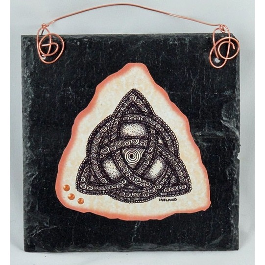Celtic Knot Slate Art