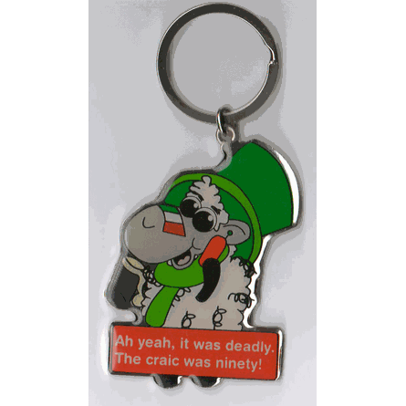 Craic was ninety keychain