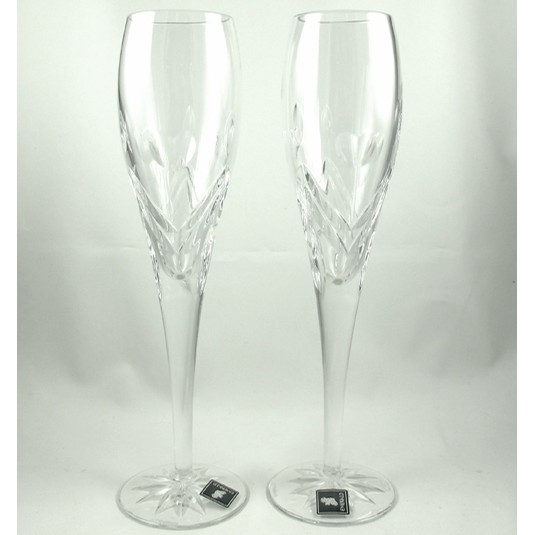 Endearment Irish Crystal Flutes Pair