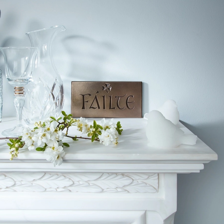 Wild Goose Studio Failte Bronze Plaque (Large) Gifts For Home For Wall ...
