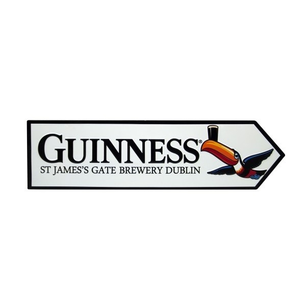 Guinness Metal Toucan Road Sign