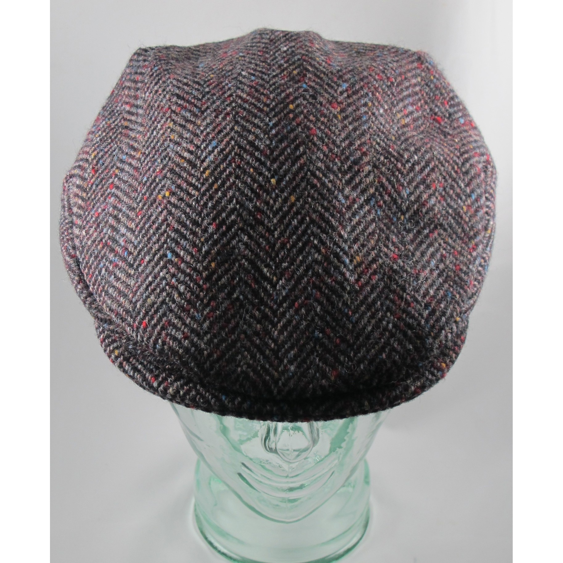 Grape Herringbone Vintage Cap