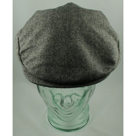 Grey Salt and Pepper Ear Flap Cap