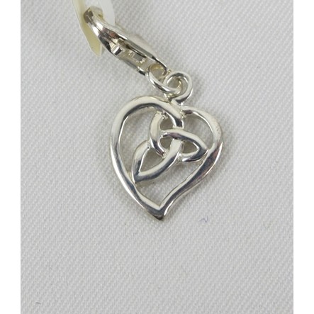 Trinity Knot In Heart Charm