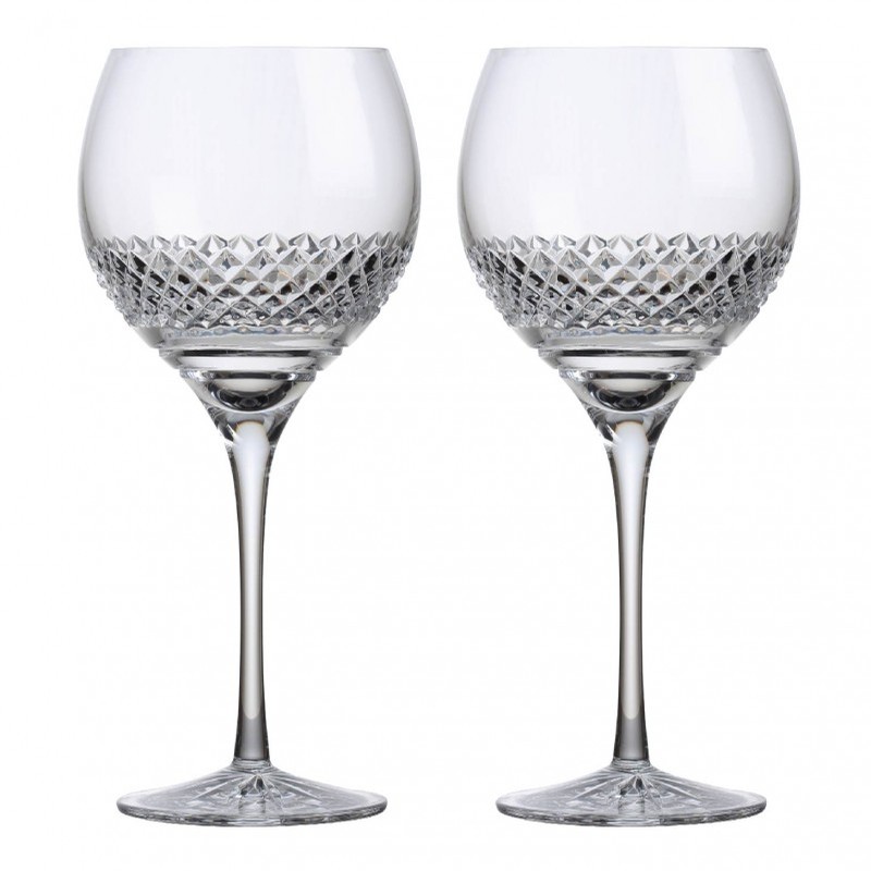 Irish Crystal Cara Red Wine Pair