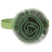 Green Rose Baby Headband