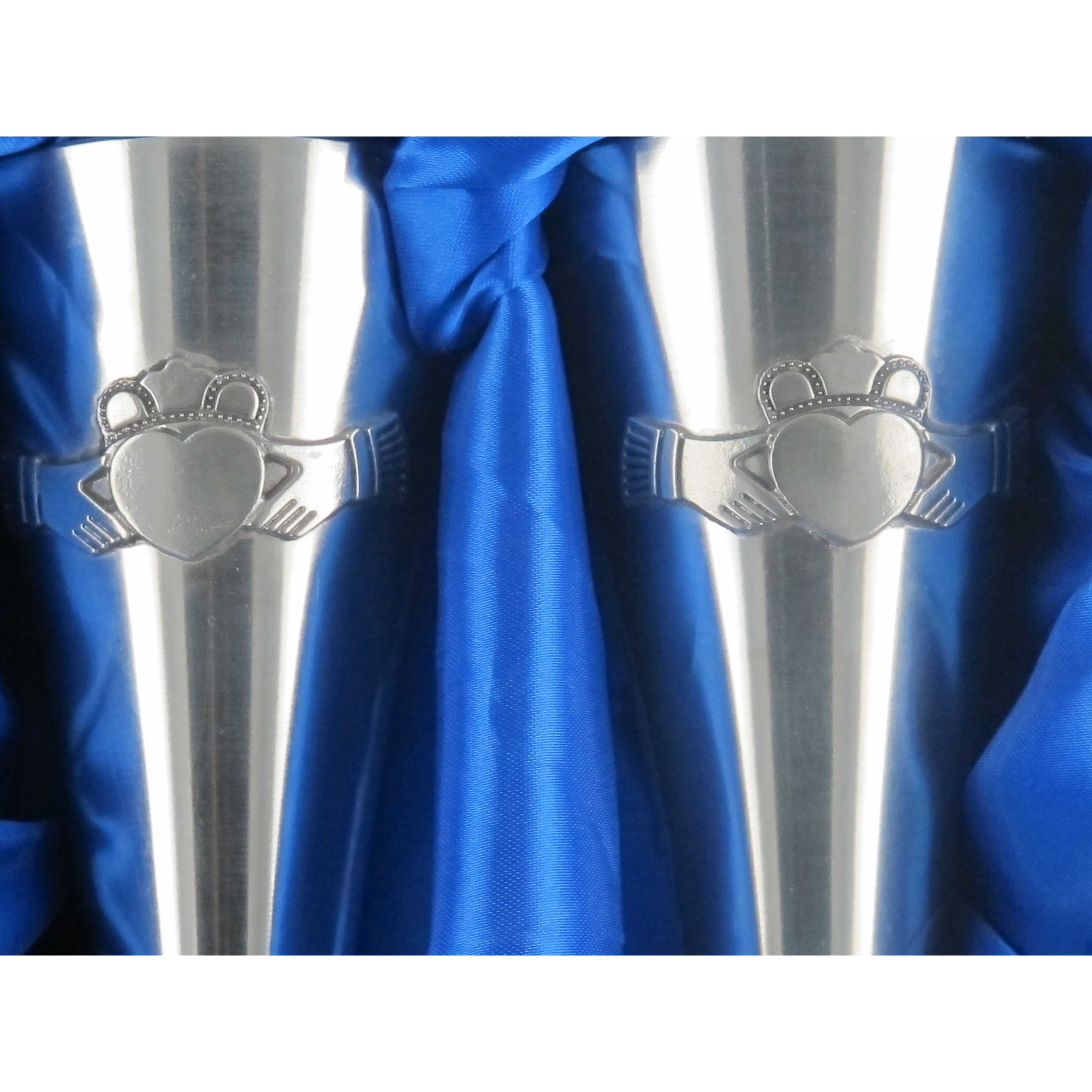 Irish Toasting Flutes Pair