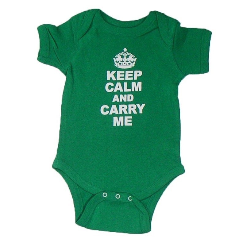 Keep Calm and Carry Me Romper