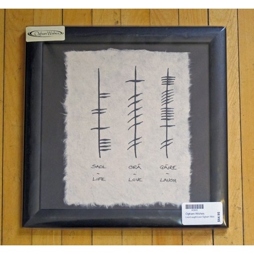 Life/Laugh/Love Ogham Mini