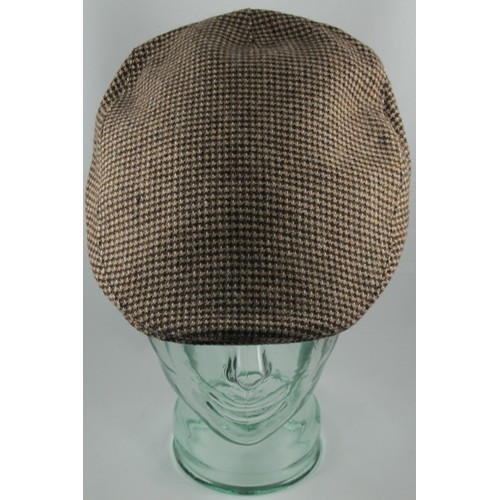 Light Brown Check Touring Cap