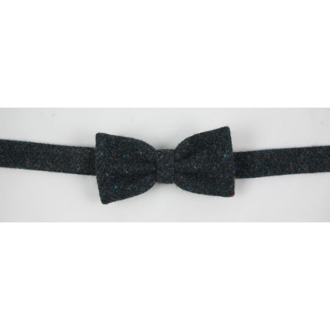 Midnight Blue Tweed Bowtie