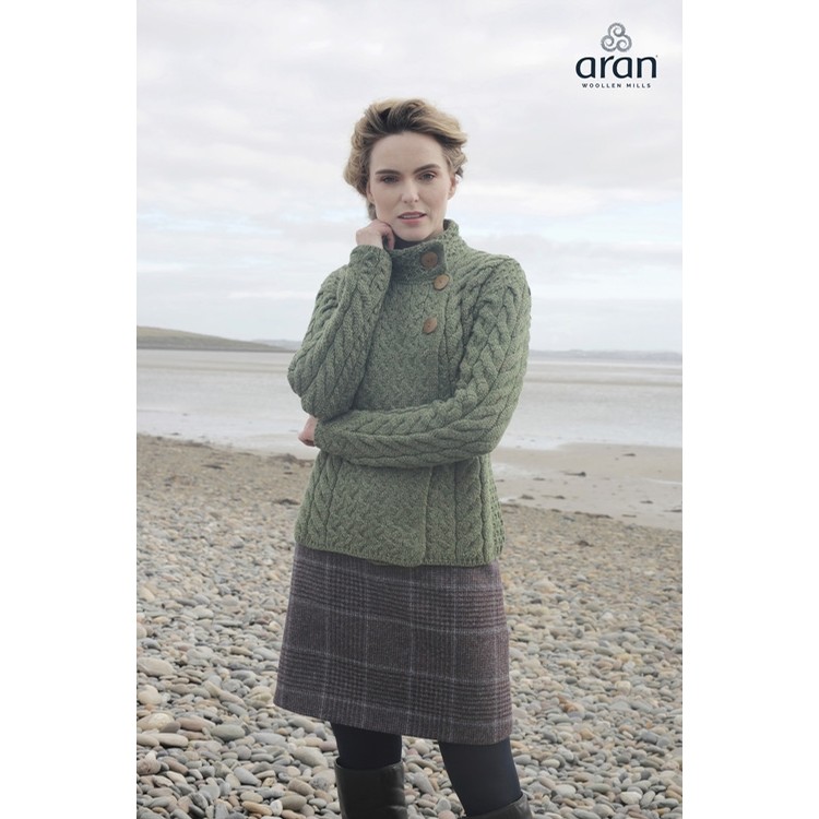 moss green sweater