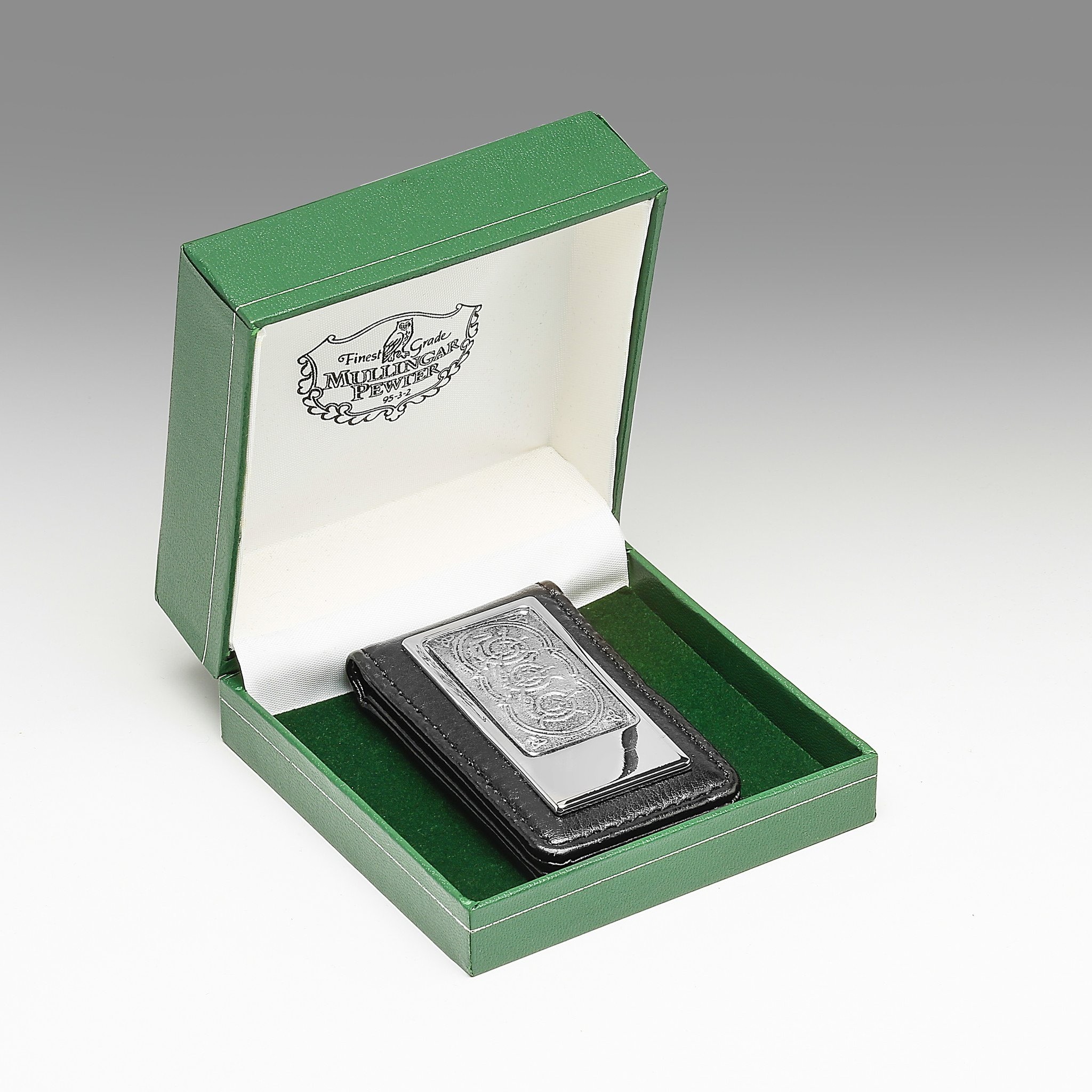 Irish Musician Leather Money Clip