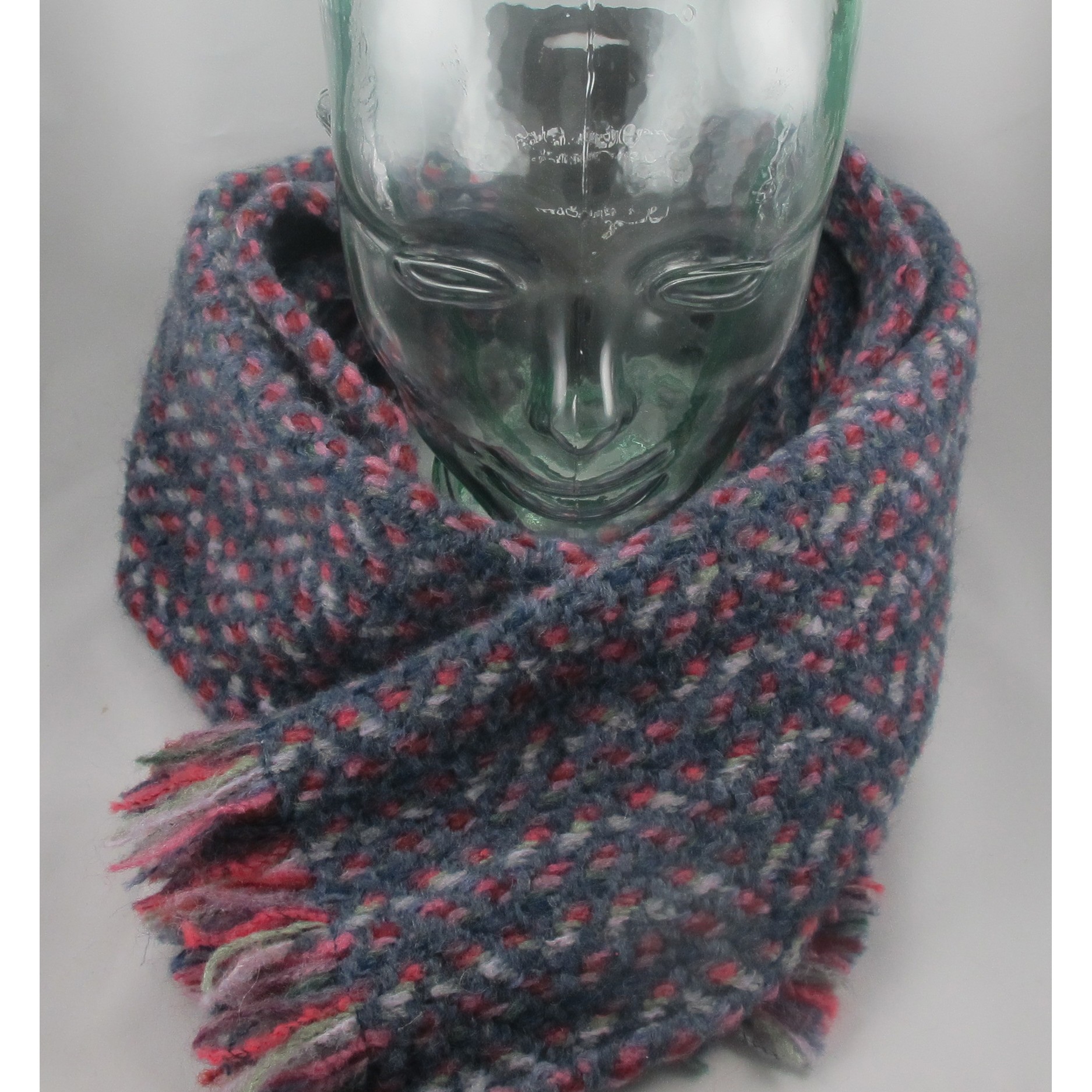 New Blue Wool Scarf