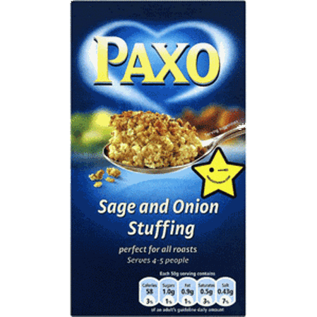 Paxo Sage and Onion Stuffing