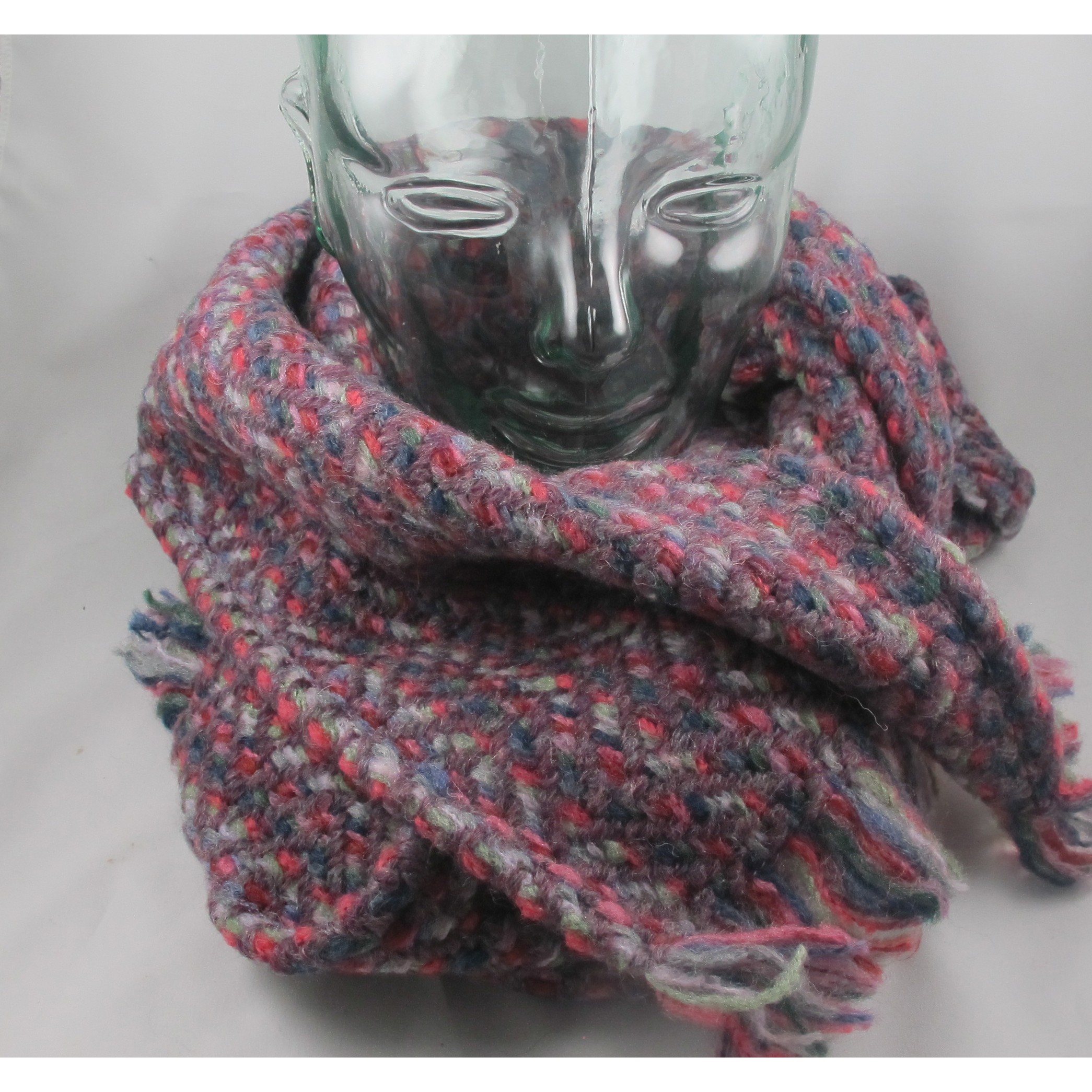 Plum Wool Scarf