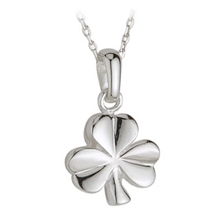 Solvar Jewelry Sterling Silver Shamrock Pendant