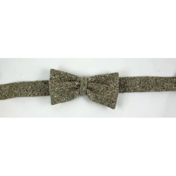 Sand Tweed Bow Tie