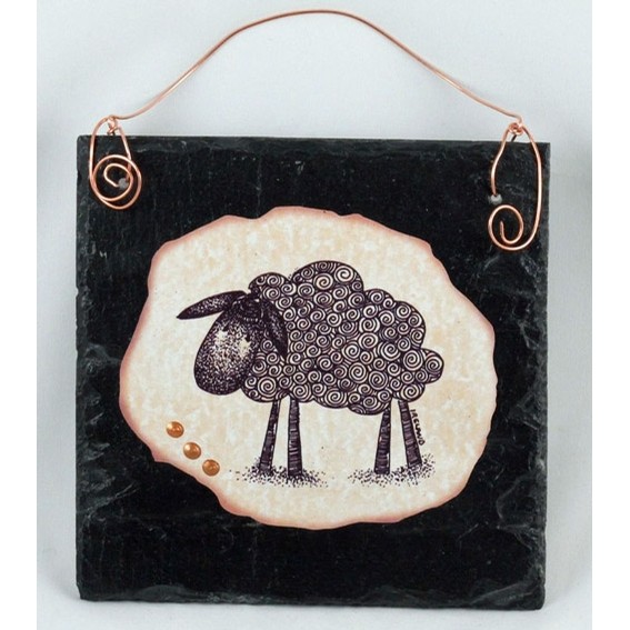 Sheep Slate Art