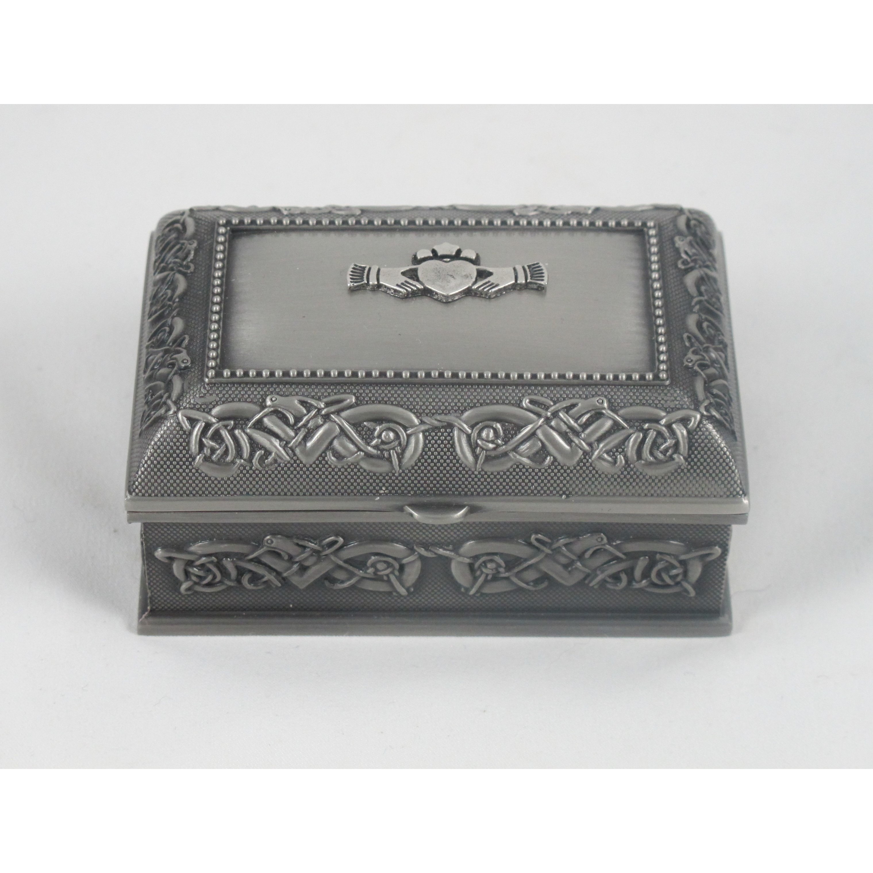 Mullingar Pewter Small Claddagh Pewter Jewelry Box
