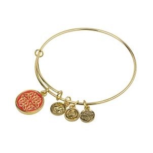 Gold Tone Trinity Knots Bangle