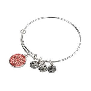 Silver Tone Trinity Knots Bangle