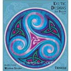 Keltic Designs Celtic Triskele Window Sticker