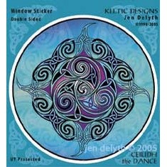 Keltic Designs Ceilidh (Dance) Window Sticker