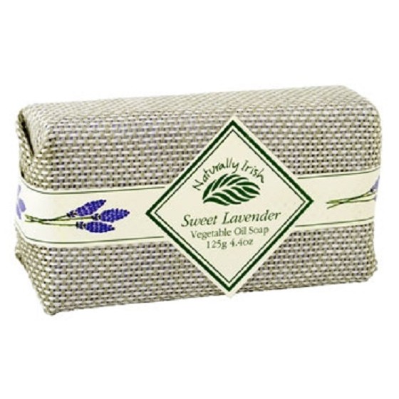 Sweet Lavender Soap with Linen Wrap