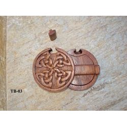 Round Celtic Treasure Puzzle Box