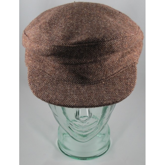 Hanna Hats Tweed Skipper Cap