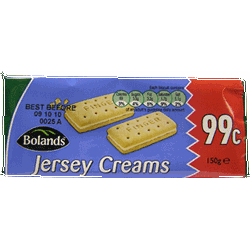 Food from Ireland Bolands Jersey Creams PM 99c
