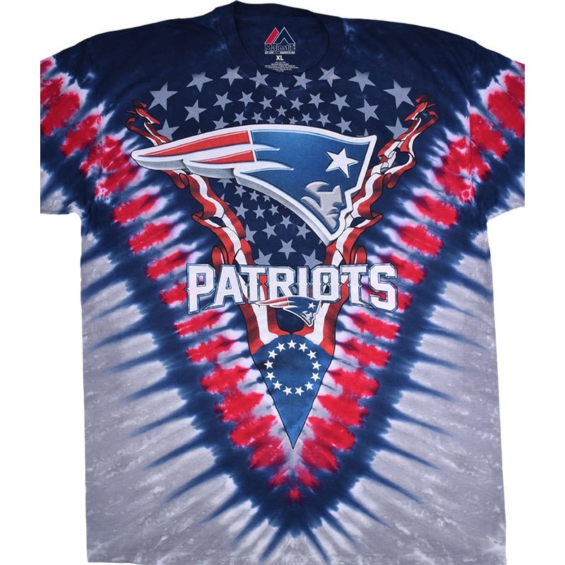 Patriots Logo V Dye Tee