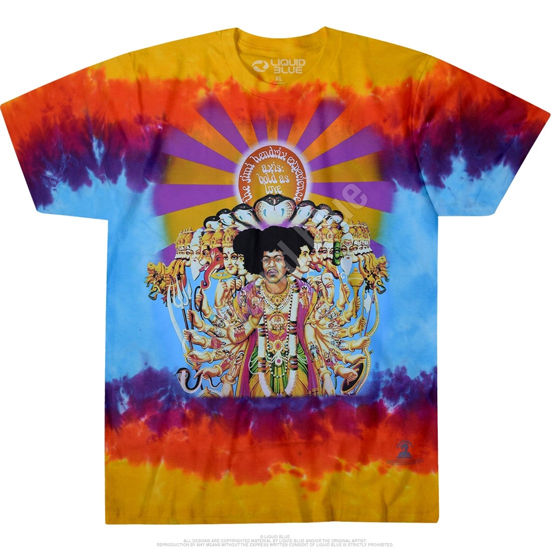 Jimi Hendrix Axis Bold as Love Tee