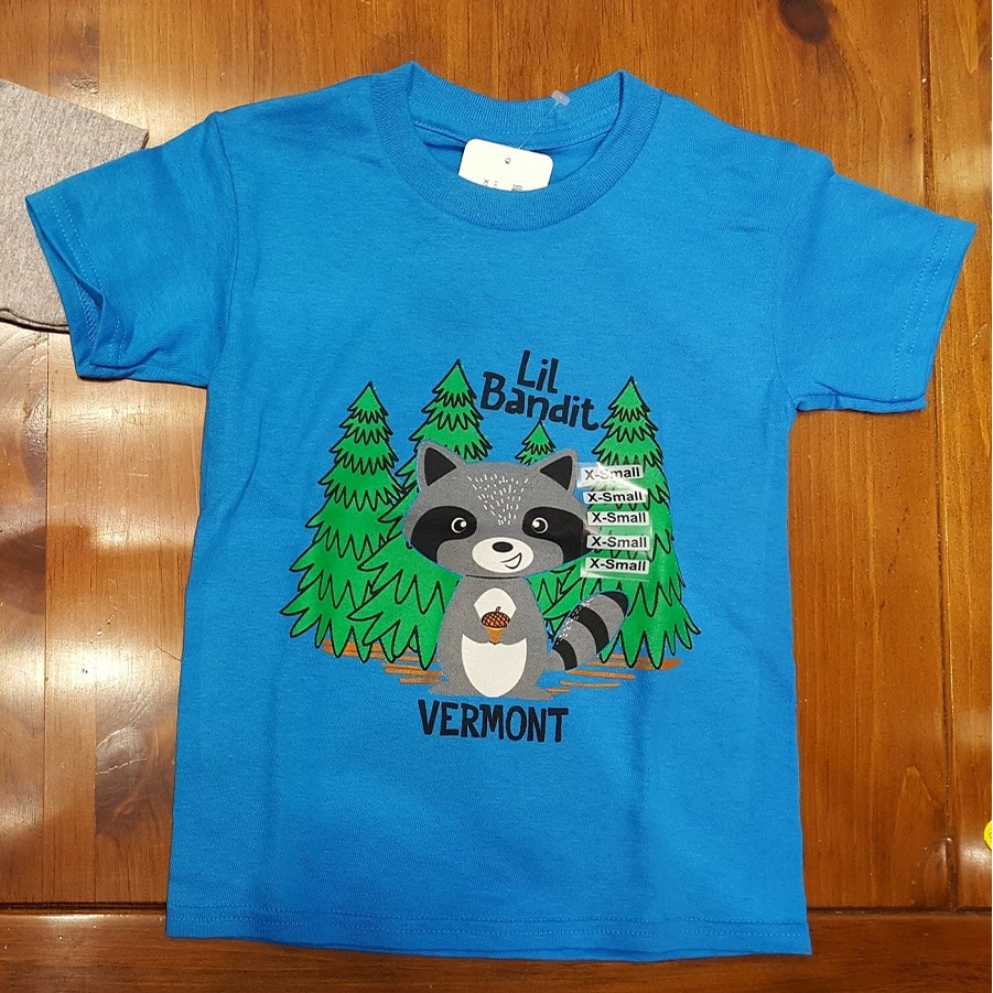 Lil Bandit Tee (Kids) (Tropical Blue)