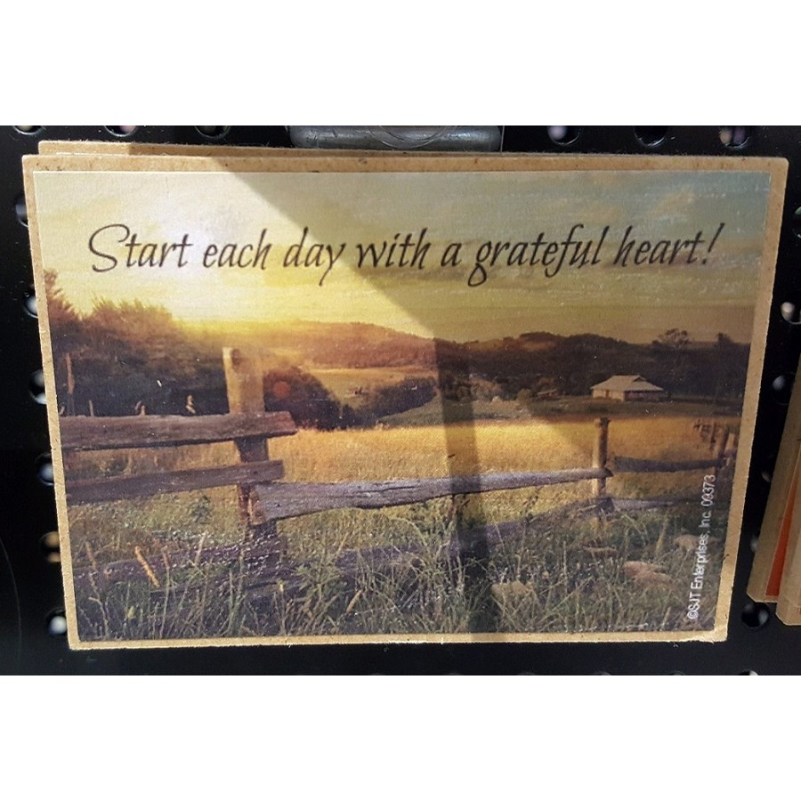 Wood Magnet (Start Each Day)